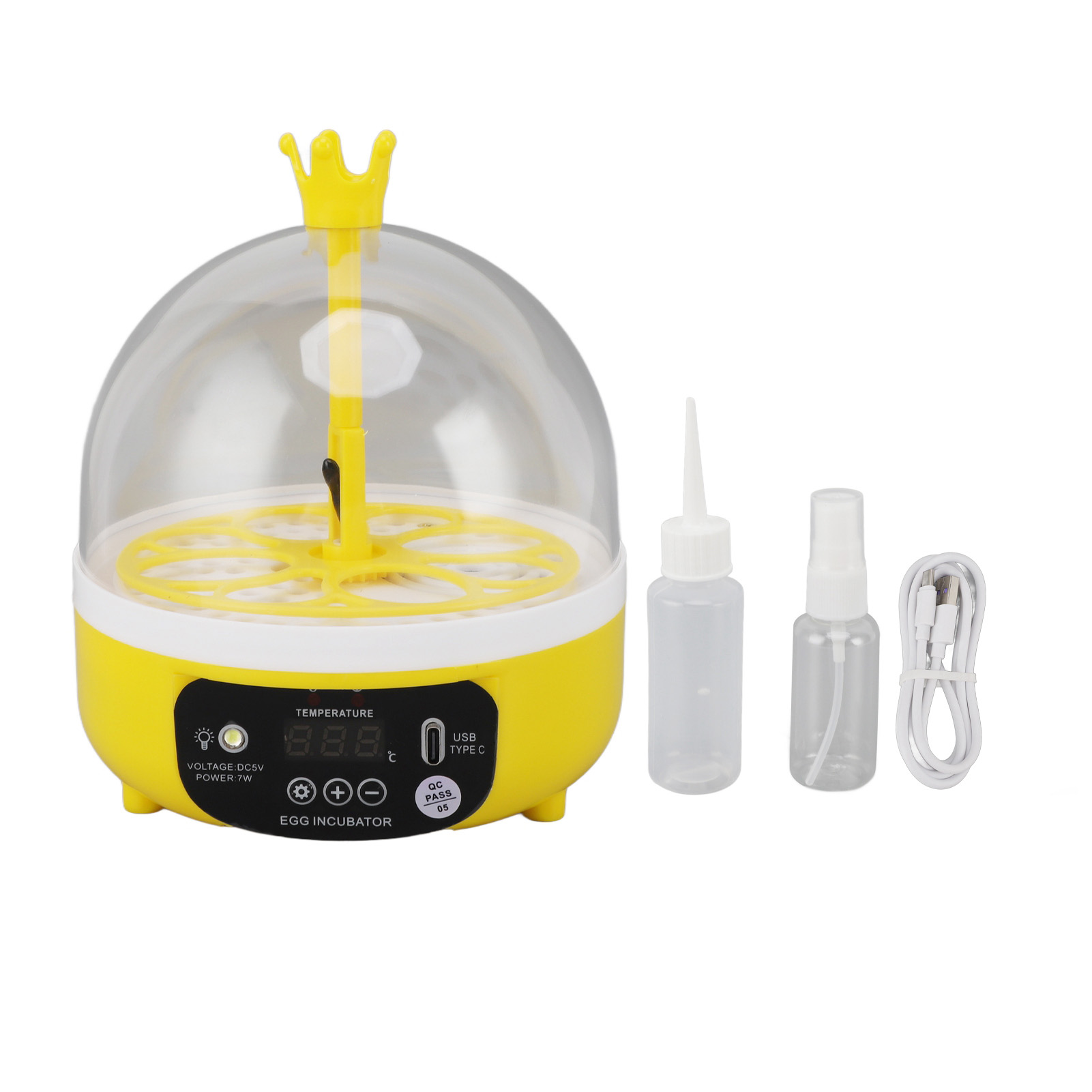Quail Egg Incubator - Pluimvee Broedmachine Abs Automatische Temperatuur Vochtigheidscontrole