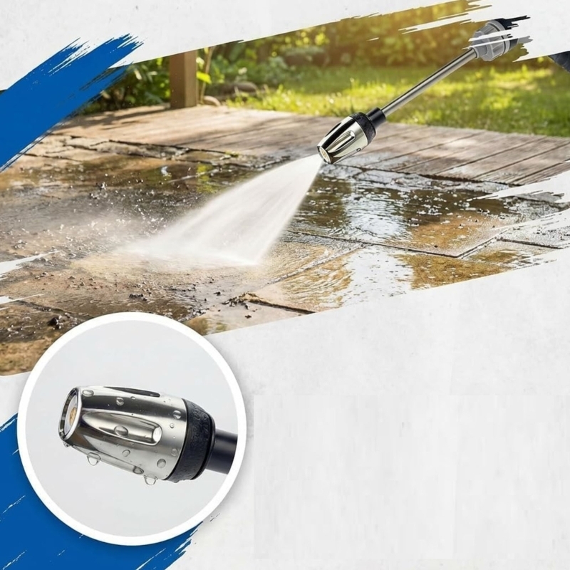 Gardena Hose Comfort - M76E Krachtige hogedrukreiniger geschikt voor tuinslang