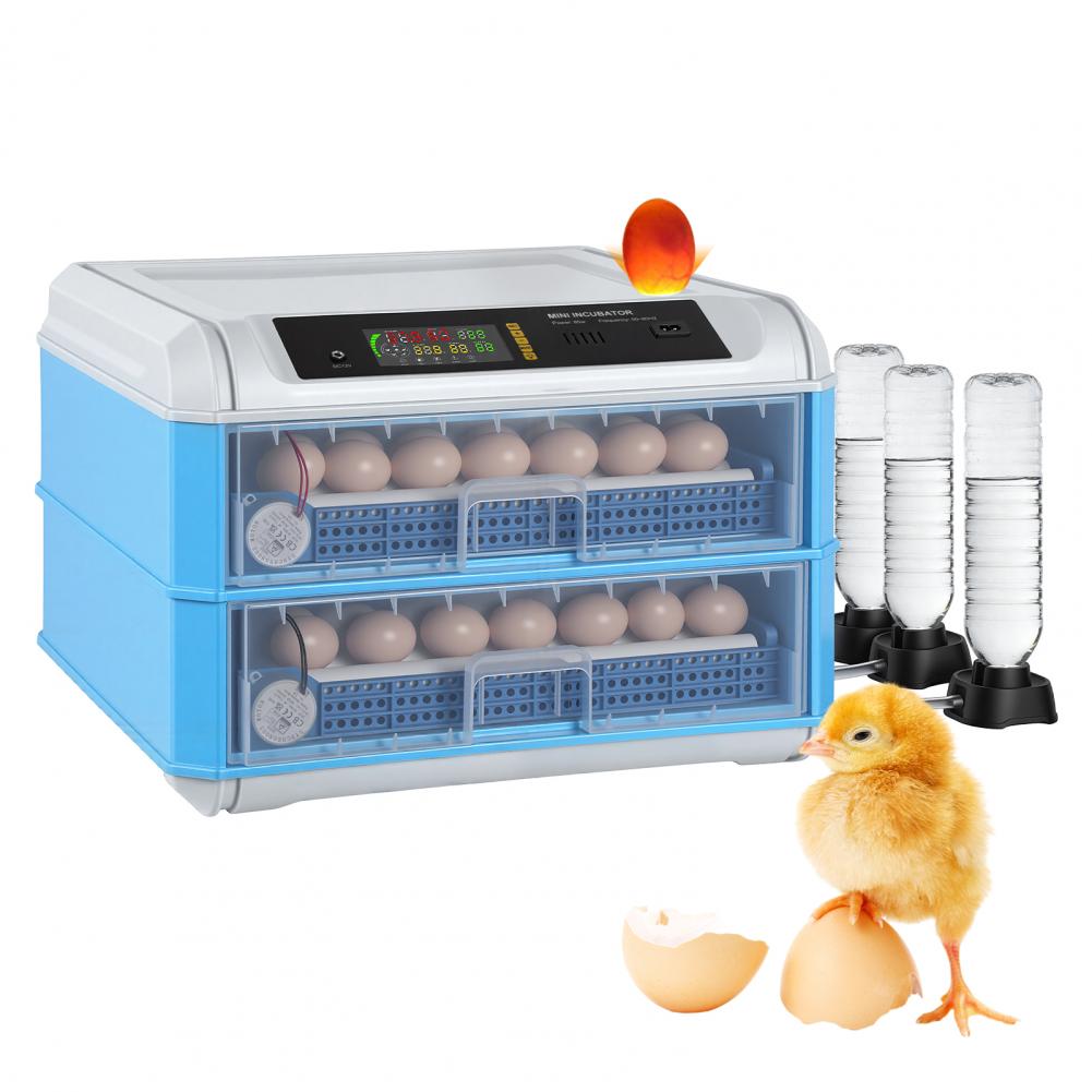 Quail Egg Incubator - 120 Ei-incubators, grote automatische ei-draaimechanisme &