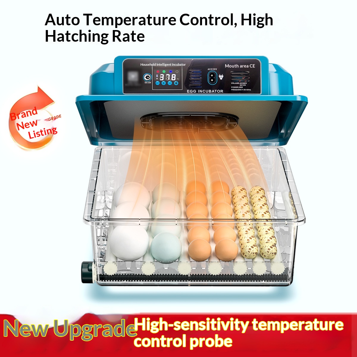 Huisraad Rechthoekige Ei-incub - Quail Egg Incubator recensie en prijs