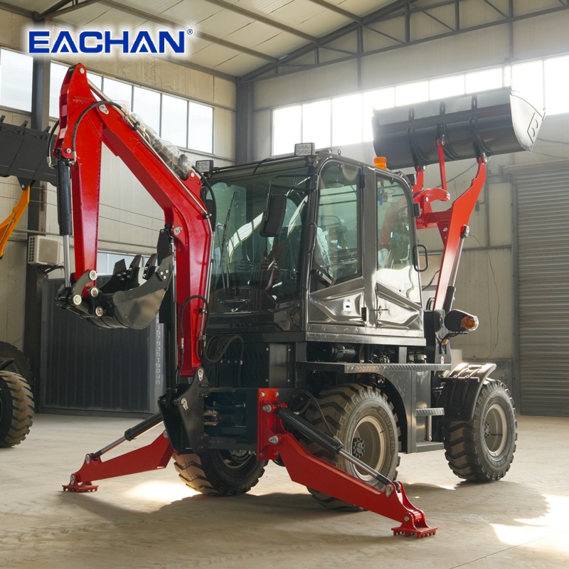 4WD Hydraulische Wielgraaflaad - Agriculture Farming Working recensie en prijs