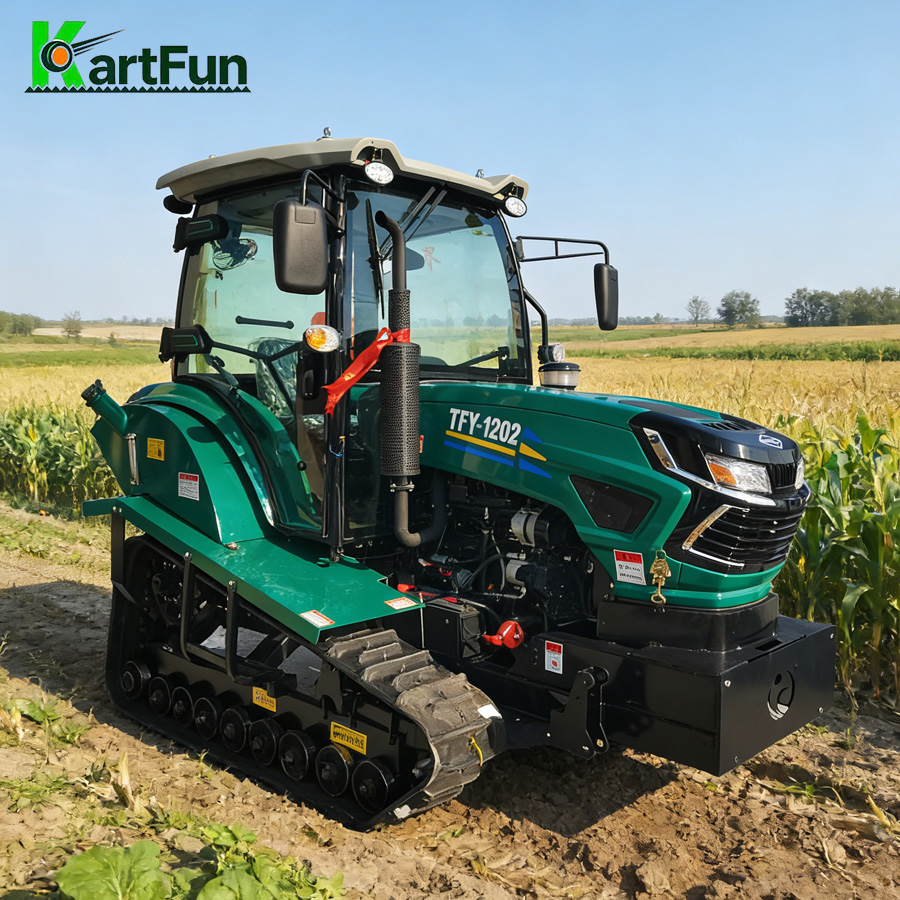 Landbouwrupsbandtractor 50PK 8 - Agriculture Farming Working recensie en prijs