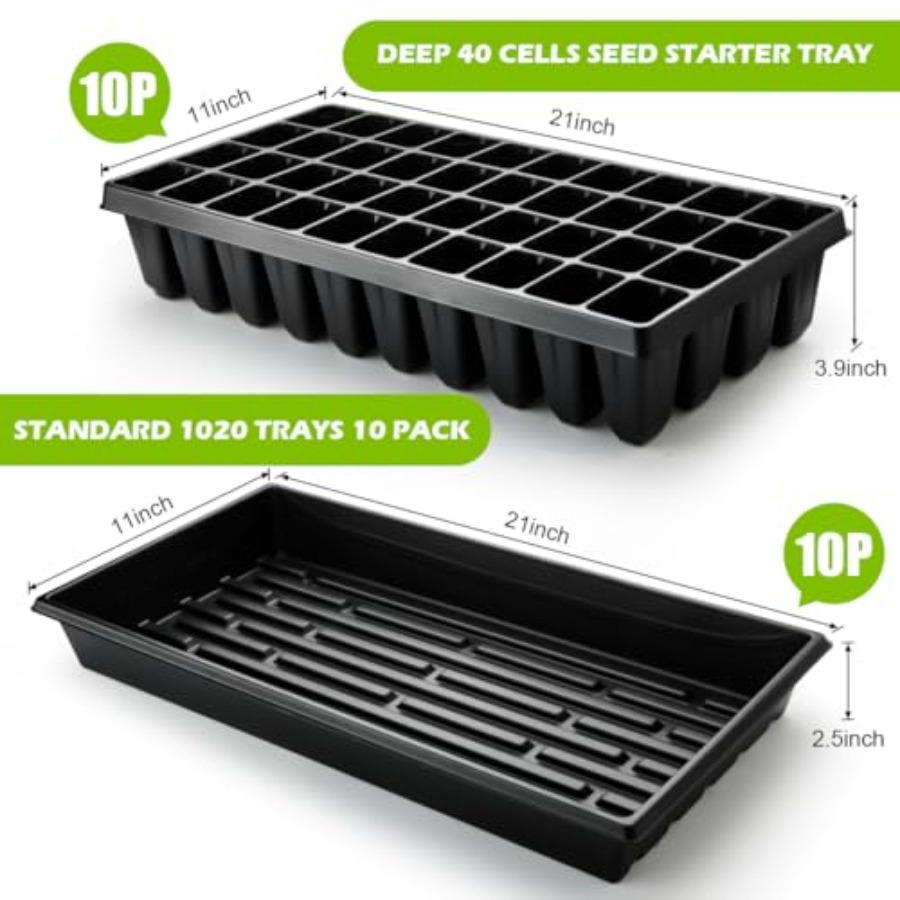 10-pack 1020 zaaitrays en 40-c - Nursery Plug Tray recensie en prijs